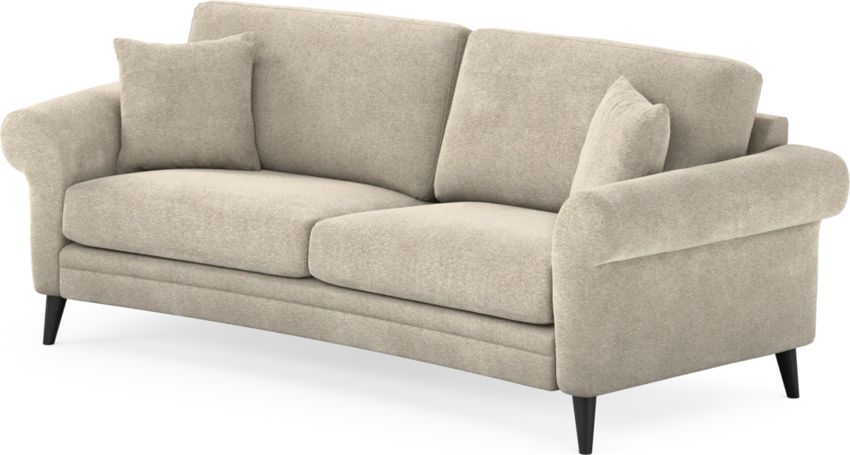 Eden - 2,5-sits soffa svängd - Beige