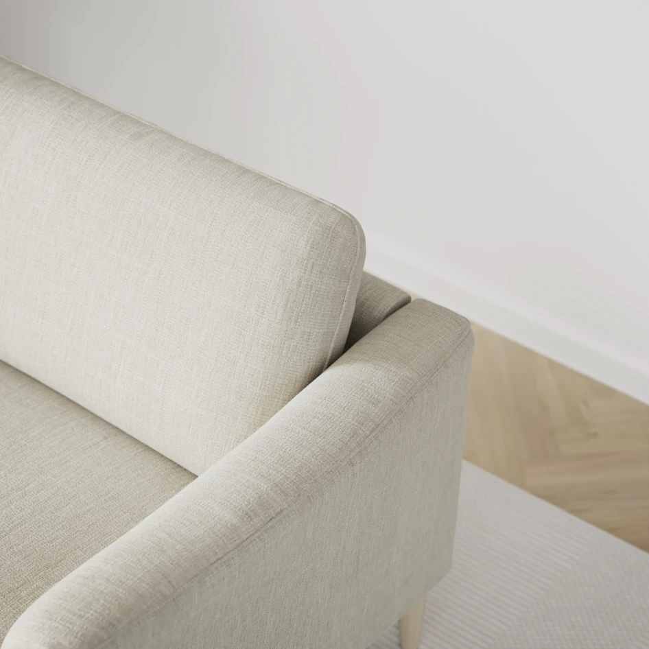 Bridge - 3-sits soffa med schäslong vänster och divan höger - Beige