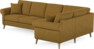 Eden - Hörnsoffa, 3+1-sits - Gul