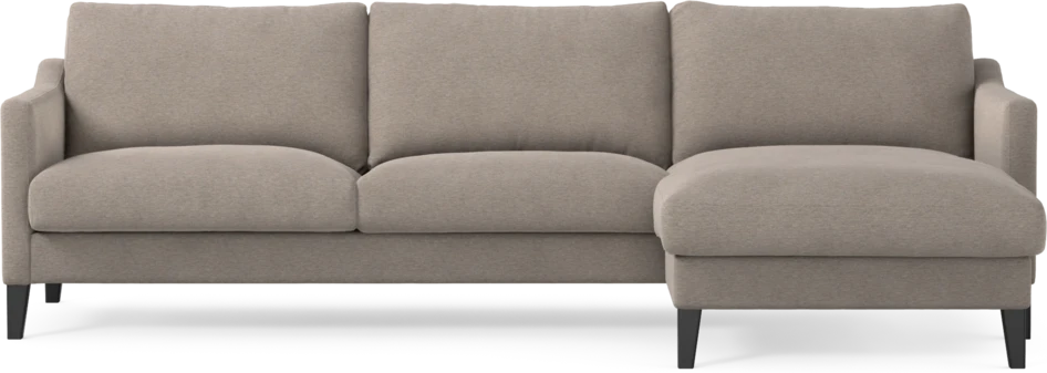 Winston - 3-sits soffa med schäslong, vändbar - Beige