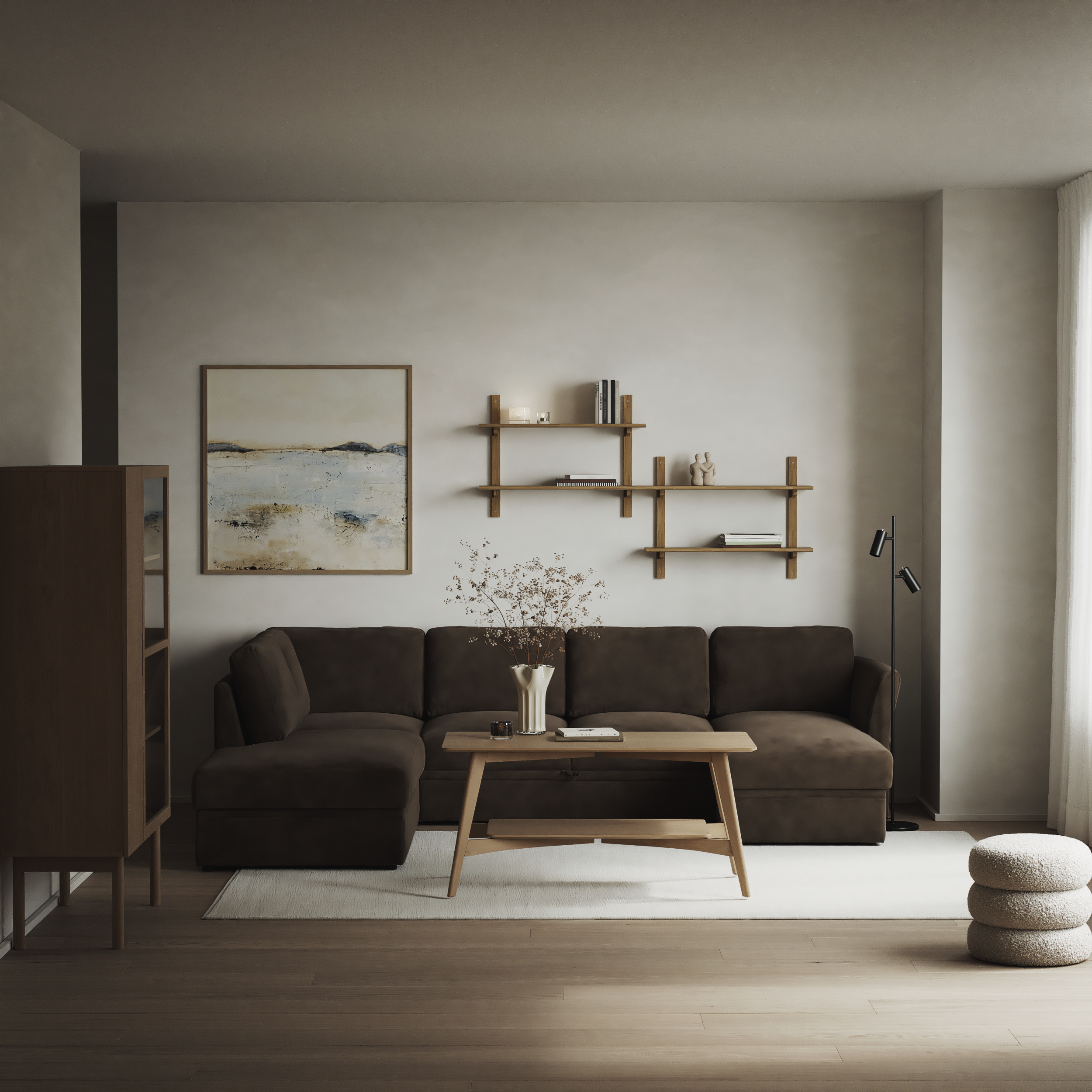 Öland - Bäddsoffa med divan vänster och schäslong höger - inspiration