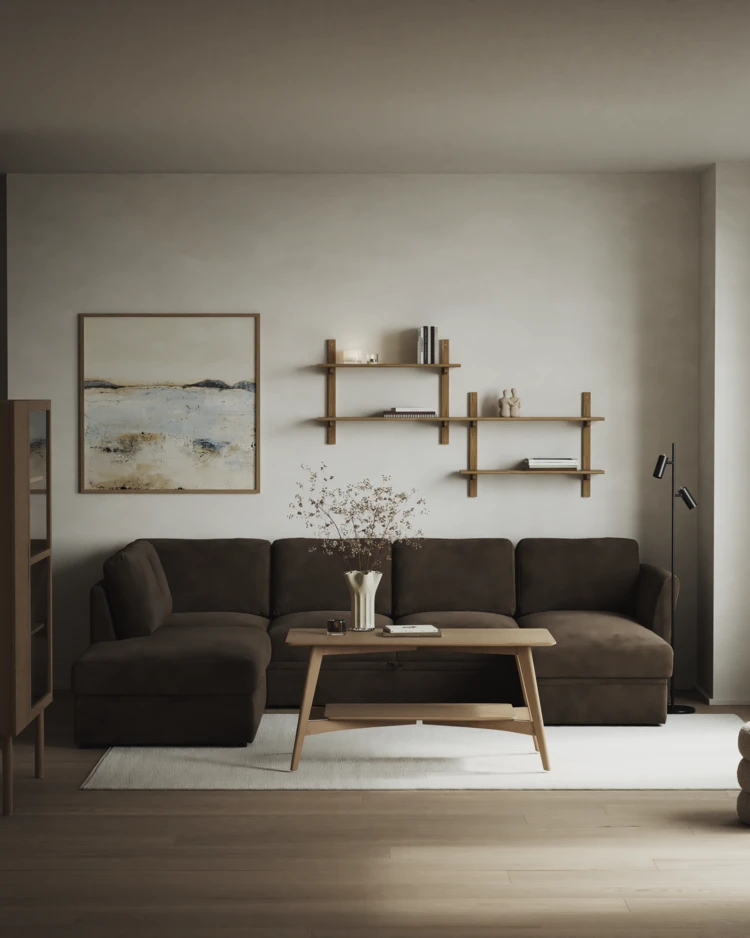 Öland - Bäddsoffa med divan vänster och schäslong höger - inspiration