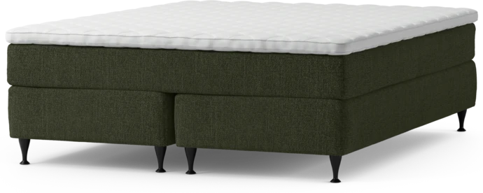 Delux Sense, Kontinentalsäng, dubbelsäng med bäddmadrass och sängben