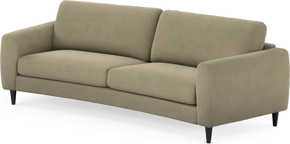 Bridge - 3-sits soffa svängd - Beige