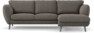 Madison Lux - 2-sits soffa med schäslong höger - Brun