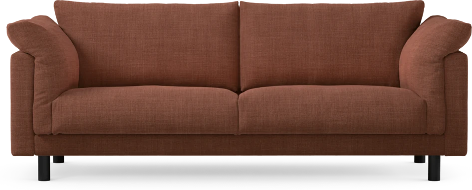 Cherrie - 3-sits soffa, fast klädsel - Orange