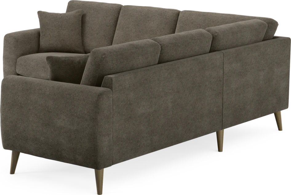 Eden - Hörnsoffa, 2+2-sits - Brun