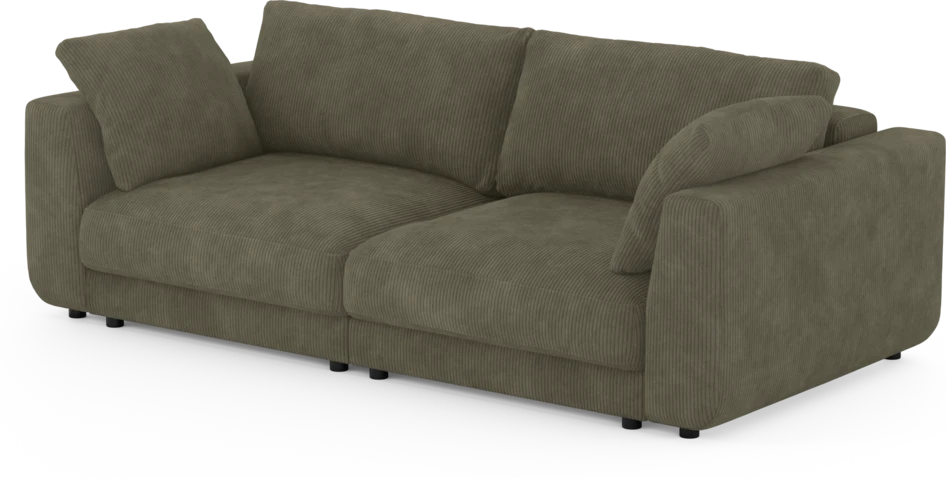 Amie - Bäddsoffa 3-sits - Grön