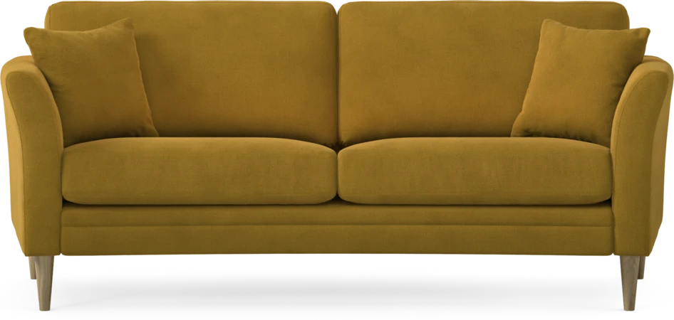 Eden - 2,5-sits soffa svängd - Gul