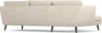 Madison Lux - 2-sits soffa med schäslong vänster - Beige