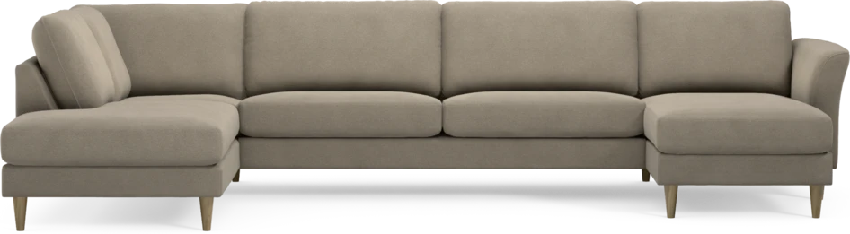 Bridge - 3-sits soffa med divan vänster och schäslong höger - Beige