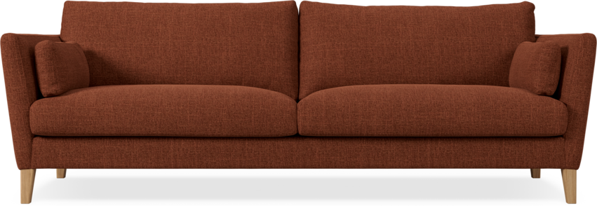 Winston - 4-sits soffa - Röd