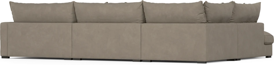 Rossi - 4-sits soffa med divan vänster - Beige