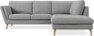 Madison Lux - 2-sits soffa med divan höger - Grå