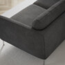 Madison Lux - 2-sits soffa med schäslong vänster - Vit