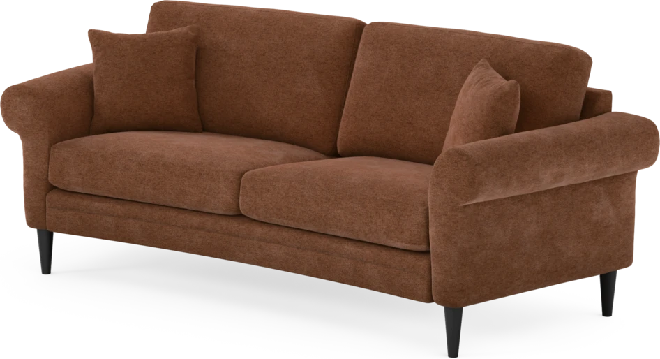 Eden - 2,5-sits soffa svängd - Orange