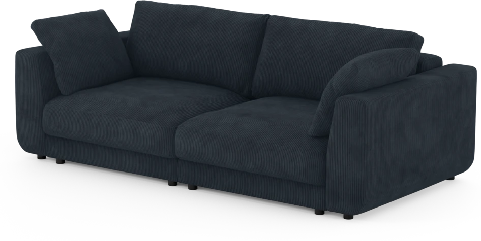 Amie - Bäddsoffa 3-sits - Blå