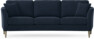 Eden - 3-sits soffa svängd - Blå