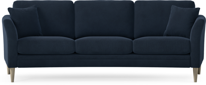 Eden - 3-sits soffa svängd - Blå