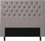 Delux Pikerad XL - Sänggavel, 90-210 cm - Grå