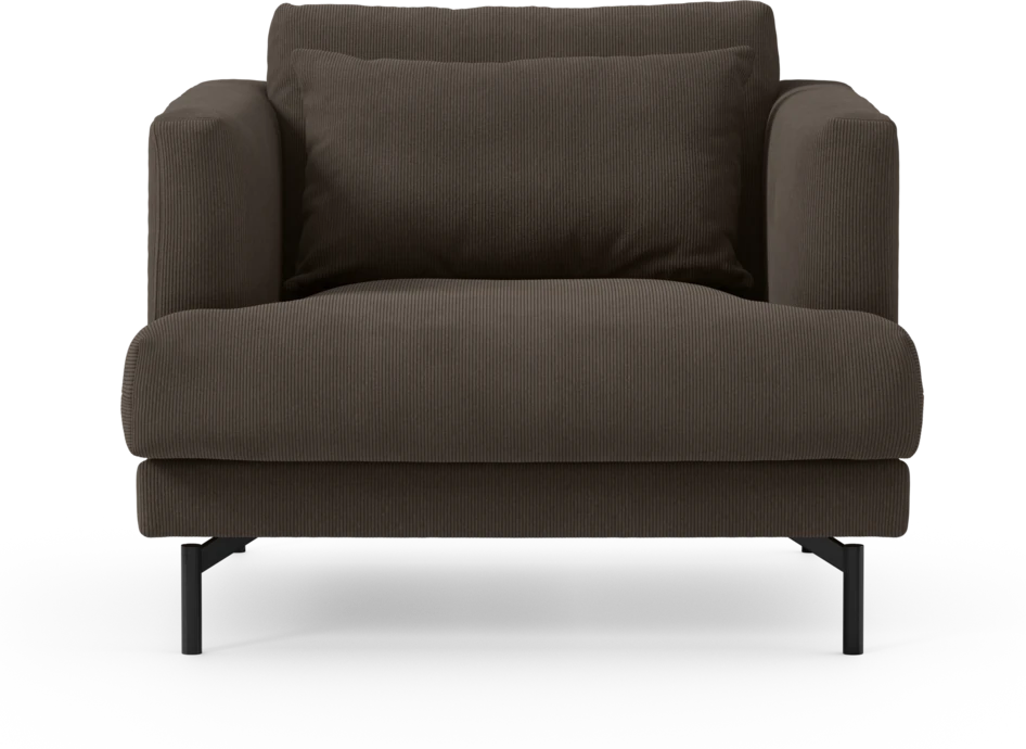 Harper - Fåtölj, 75 cm - Brun