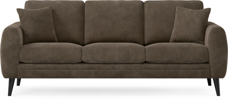 Eden - 3-sits soffa - Brun