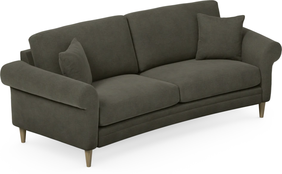 Eden - 2,5-sits soffa svängd - Grå