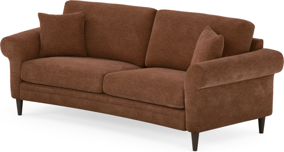 Eden - 2,5-sits soffa svängd - Orange