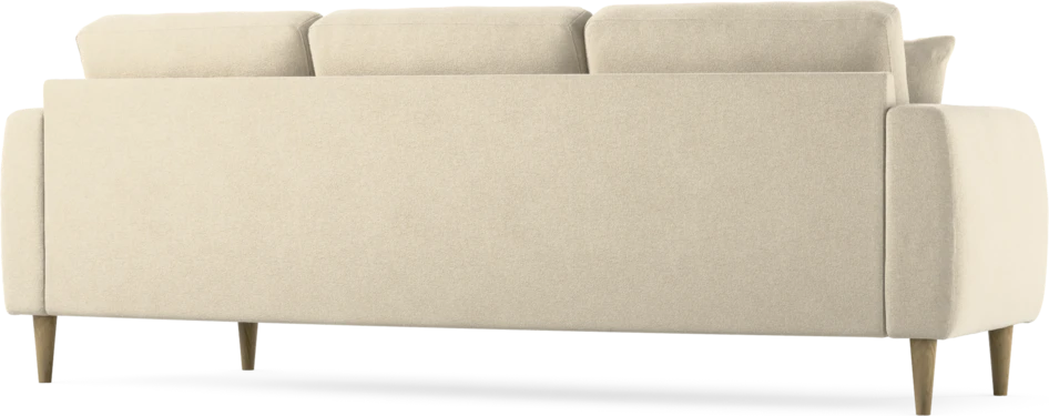 Eden - 3-sits soffa svängd - Beige