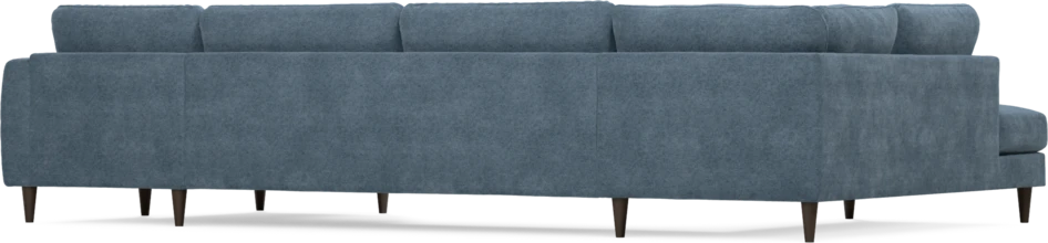 Bridge - 3-sits soffa med divan vänster och schäslong höger - Blå