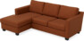 Friday - 3-sits soffa med schäslong vänster - Orange