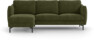 Madison Lux - 2-sits soffa med schäslong vänster - Grön