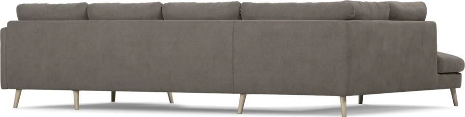 Madison Lux - 2-sits soffa med divan vänster och schäslong höger - Brun