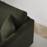 Eden - 2-sits soffa med schäslong - Grön
