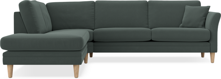 Eden - 2,5-sits soffa med divan - Grå