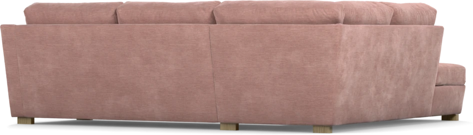 Friday - 2,5-sits soffa med divan vänster - Rosa
