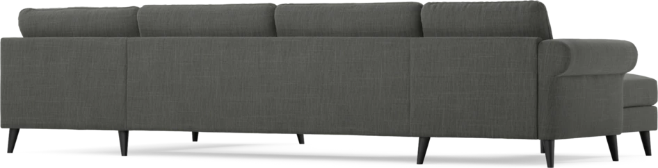 Bridge - 3-sits soffa med schäslong vänster och divan höger - Grå