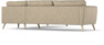 Bridge - Hörnsoffa, 3+3-sits - Beige