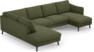 Madison Lux - 2-sits soffa med divan vänster och schäslong höger - Grön