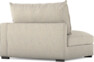 Rossi - 1,5-sits med armstöd vänster - Beige
