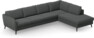 County - 3-sits soffa med divan höger - Grå