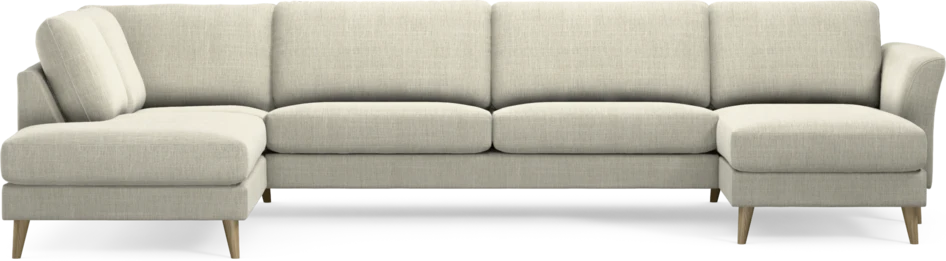 Bridge - 3-sits soffa med divan vänster och schäslong höger - Beige