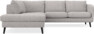 Madison - 2-sits soffa med divan vänster - Beige