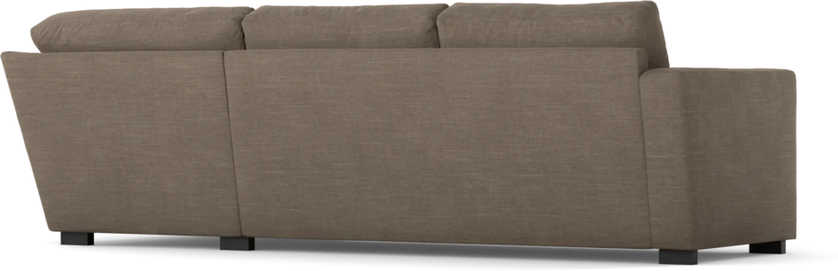 Friday - 2,5-sits soffa med divan höger - Brun