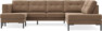Rio - 3-sits soffa med schäslong vänster och divan höger - Beige