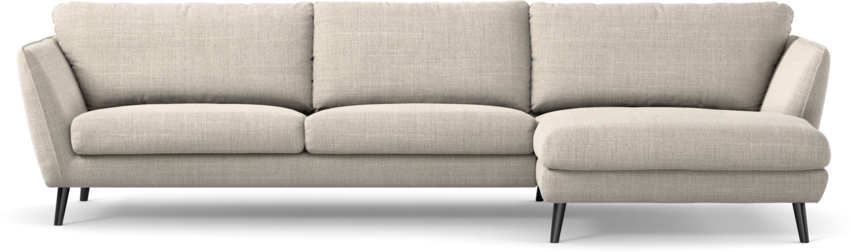 Madison Lux - 3-sits soffa med schäslong höger - Beige