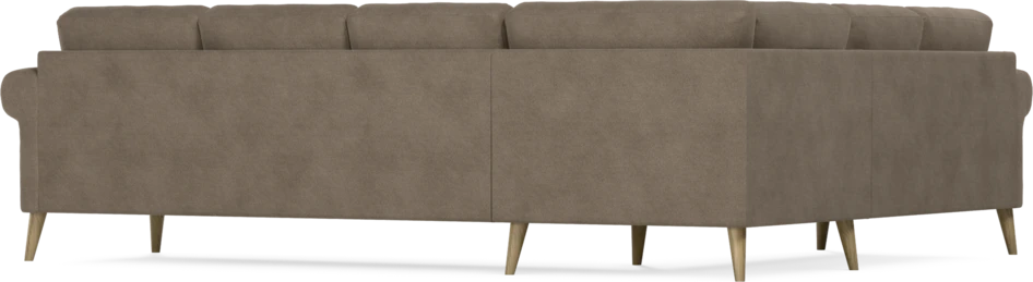 Eden - Hörnsoffa, 2+3-sits - Brun