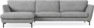 Madison Lux - 3-sits soffa med schäslong vänster - Vit