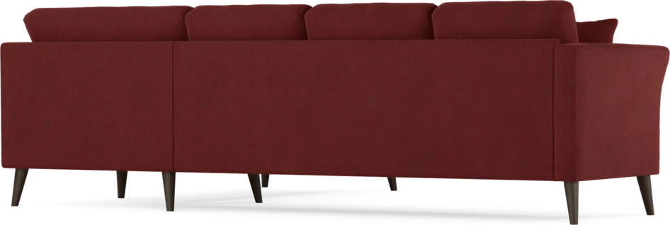 Eden - Hörnsoffa, 3+2-sits - Röd
