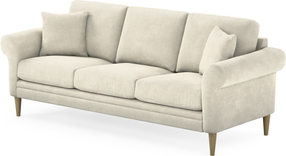 Eden - 3-sits soffa - Vit